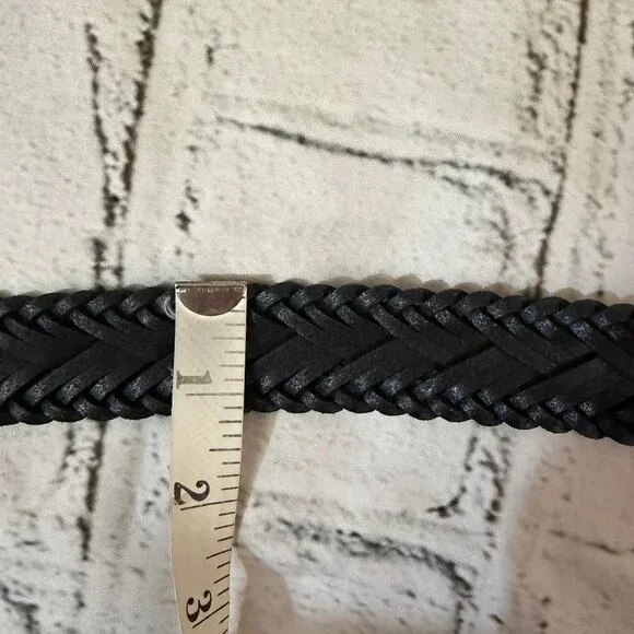 J. Crew Woven leather belt L/XL - Picture 6 of 8